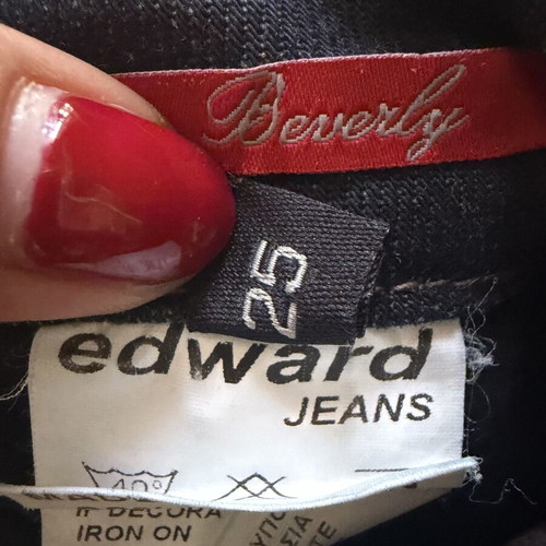Edward Jeans Beverly skinny jeans used, dark blue, size 36