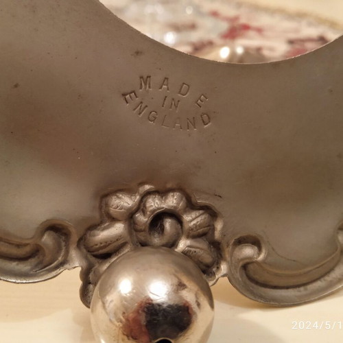 English Antique E.P.N.S. Rd 495396, 15cm Diameter, 15cm Height, Over 80 Years