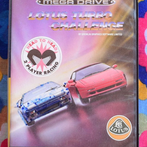 Lotus Turbo Challenge Sega Mega Drive racing game used, good to very good