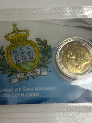 Coincard San Marino 2024 διευρο BU ακυκλοφόρητο σε ζελατίνα