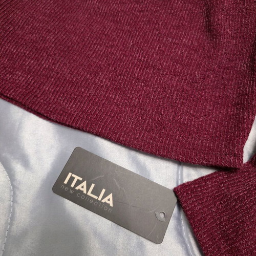 Burgundy off-shoulder blouse new with tag, size S