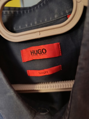 Hugo Boss men's shirt navy blue like new XXL