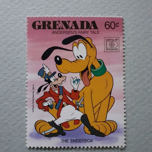 Grenada Walt Disney Andersen's Fairy Tales Stamp Set 8 and Souvenir Sheet new