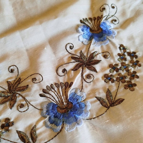 Set of 3 vintage table linens used from the 80s