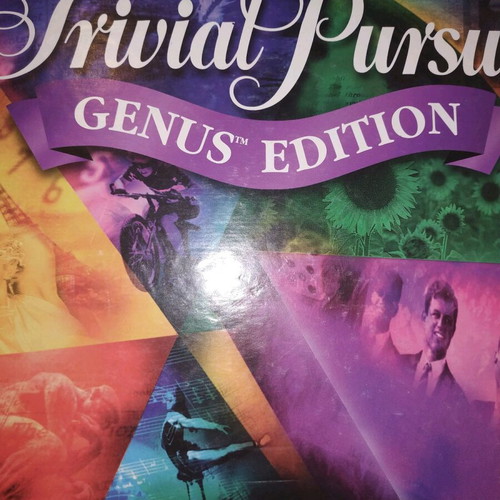 Trivial Pursuit Genius Edition used, missing 2 cards and yellow triangle