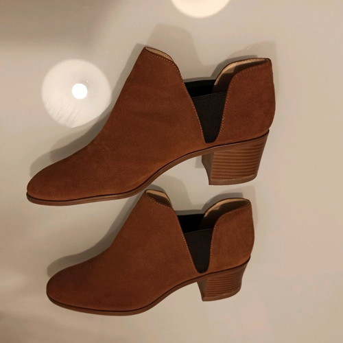 ZARA leather ankle boots size 41 like new