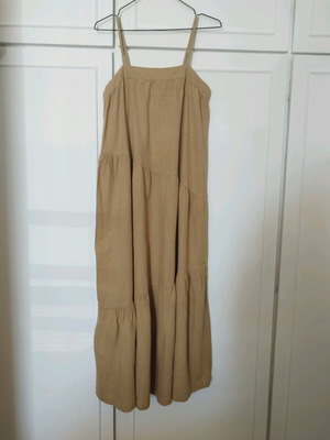 Funky Buddha dress like new with adjustable straps, beige, size S