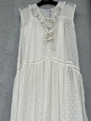 Mango boho φόρεμα λευκό medium καινούργιο με την ταμπέλα