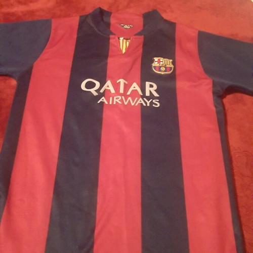 FCB team shirt like new, boy size 14