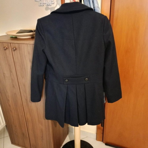 Naf Naf women's coat like new, size 38, dark blue