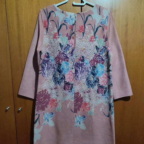 Floral dress used in rotten apple color by Sweet Miss