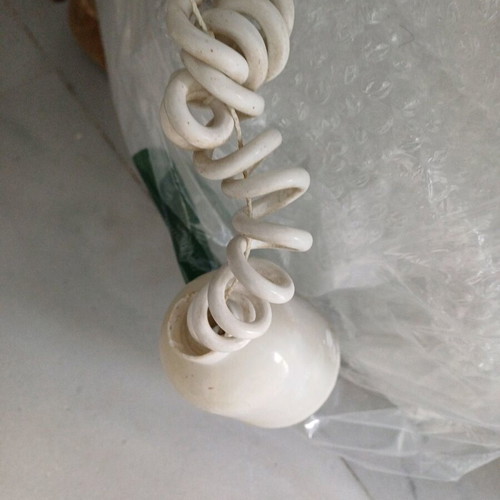 Ceiling light with double fluorescent lamp used, kitchen