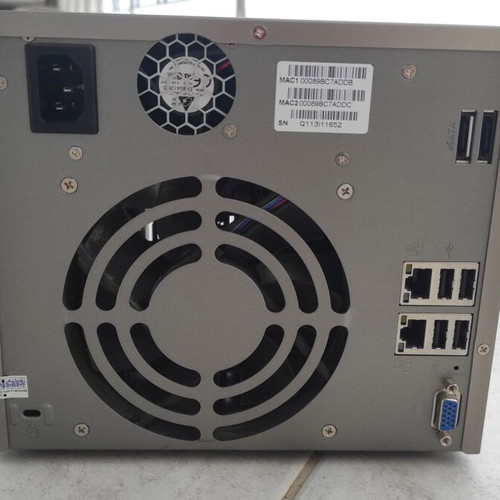 QNAP TS-559 Pro+ NAS used with 8TB storage and 2 WD RED 4TB drives
