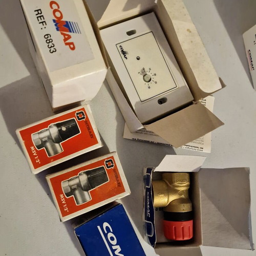 Comap heating and plumbing parts set new, 6 pieces