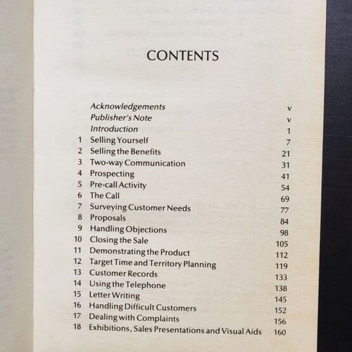 The Salesman's Handbook book like new