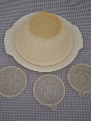 Tupperware 70's Jel-N-Serve φόρμα για ζελέ, ρύζι μεταχειρισμένη