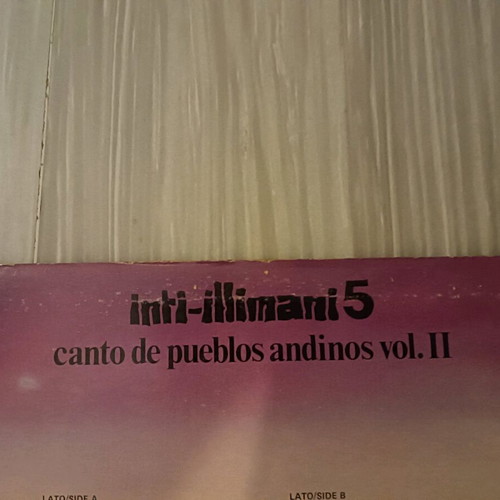 Imti-illimani 5 Canto de pueblos andinos vol. II vinyl record like new