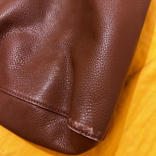 Michael Kors tote bag used, camel shoulder