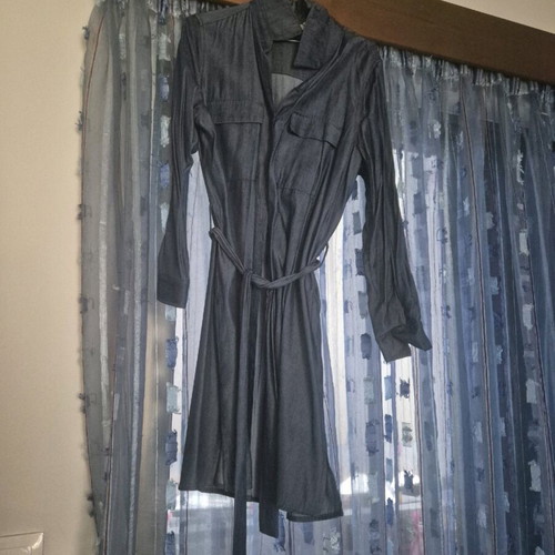 Denim dress Toi&Moi with belt like new, size L