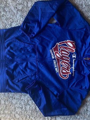 Champion kids jacket size Medium used blue