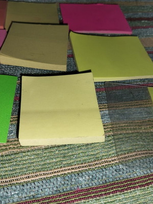 Note pads like new, pack