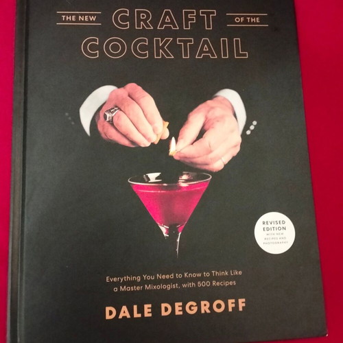 New Craft of the Cocktail by Dale DeGroff hardcover used