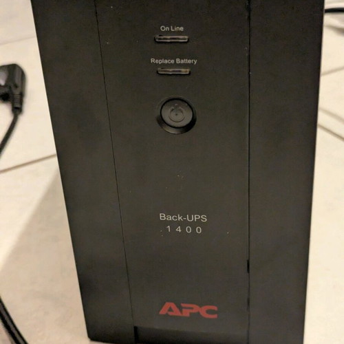 APC BX1400U-GR UPS used with battery replacement needed