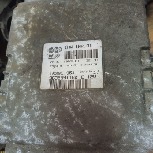 Computer ECU Peugeot 206 1.4 used, 9635991180, IAW1AP81