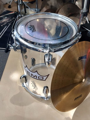 REMO ακρυλικό tom 8 x 12 ίντσες με GIGMAKER Germany Splash 12 ίντσες
