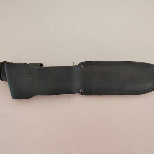 Diving knife with sheath used, 28cm length
