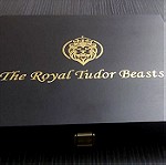  Wooden Display Case - for 10 X 2 Oz Royal Tudor Beasts