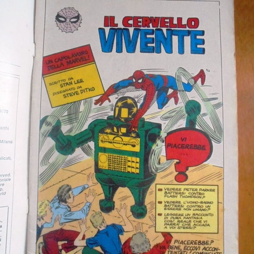 Spiderman #8 Italian edition comic book used