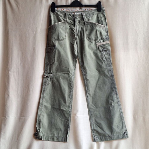 Cargo Small Khaki Military Low Rise Pants like new