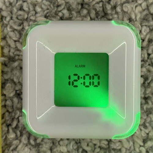 Digital Clock Alarm and Room Thermometer with 4 Functions like new