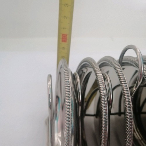 Vintage silver coaster set with elegant stand, like new