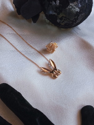 Masquerade necklace set new, gold color stainless steel