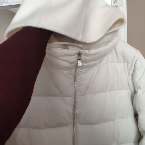 Elena Miro women's jacket new, white with hood