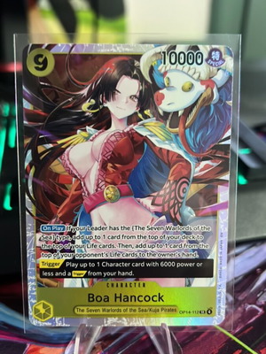 Boa Hancock card Op14-112 like new