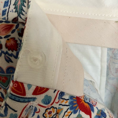 Sézane Martin cropped pants size 36 like new multicolor