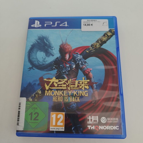Monkey King Hero Is Back PlayStation 4 used