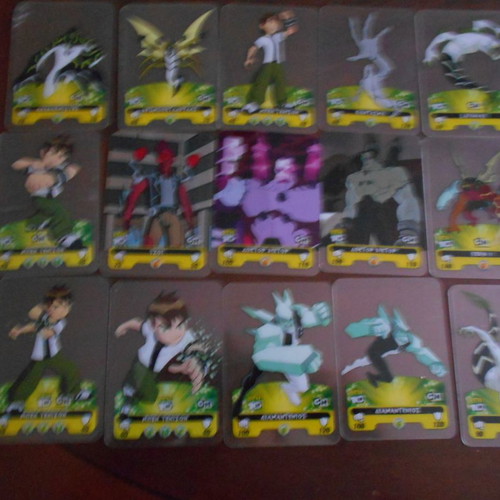 Ben 48 single plastic cards used 9x6.5cm
