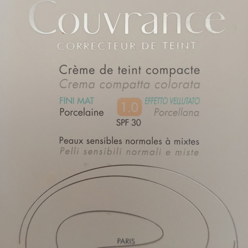 Avene Couvrance Cream Compact Make Up SPF30 Porcelaine 1.0