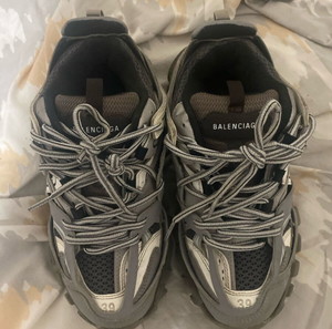 balenciaga track grey size 39 with receipt no box