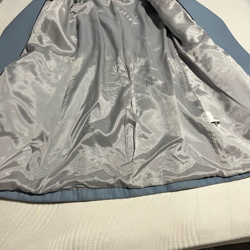 Lynne coat size small, like new, baby blue