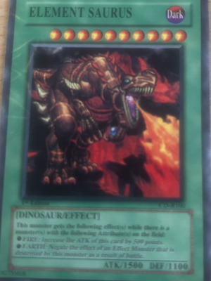 Element Saurus Yu-Gi-Oh! card, Speed Duel Ultimate Predators