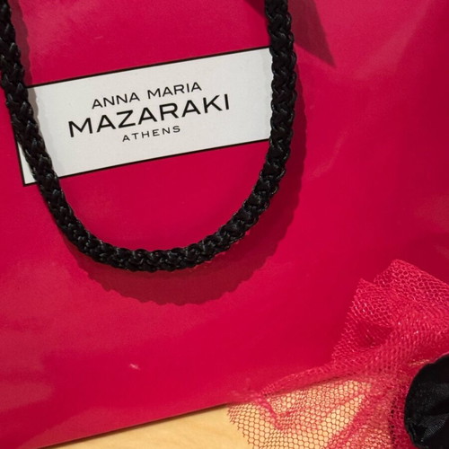 Mazaraki Necklace Cross Zirconia New with Tags