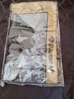 Embroidered embroidery 50 by 60 cm used