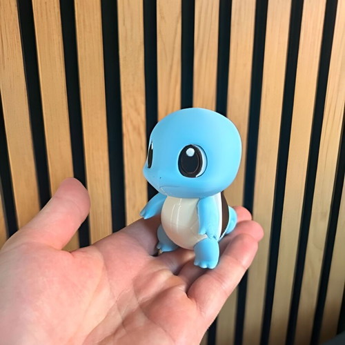 Chibi Squirtle figure 3D printed, new