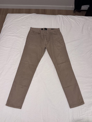 Pull & Bear men's pants size 42 slim fit like new, brown