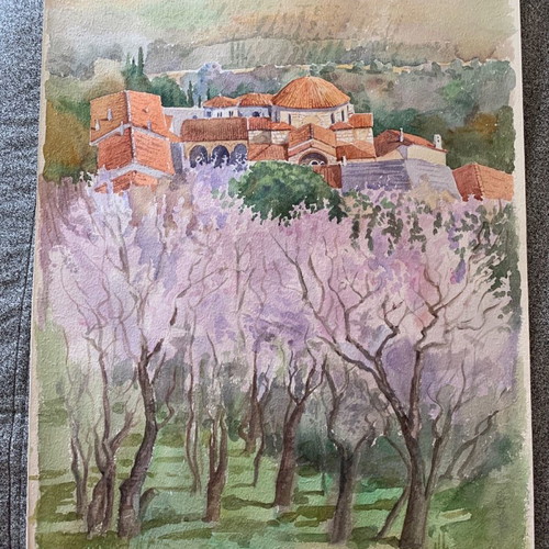 Watercolor painting new 56x76